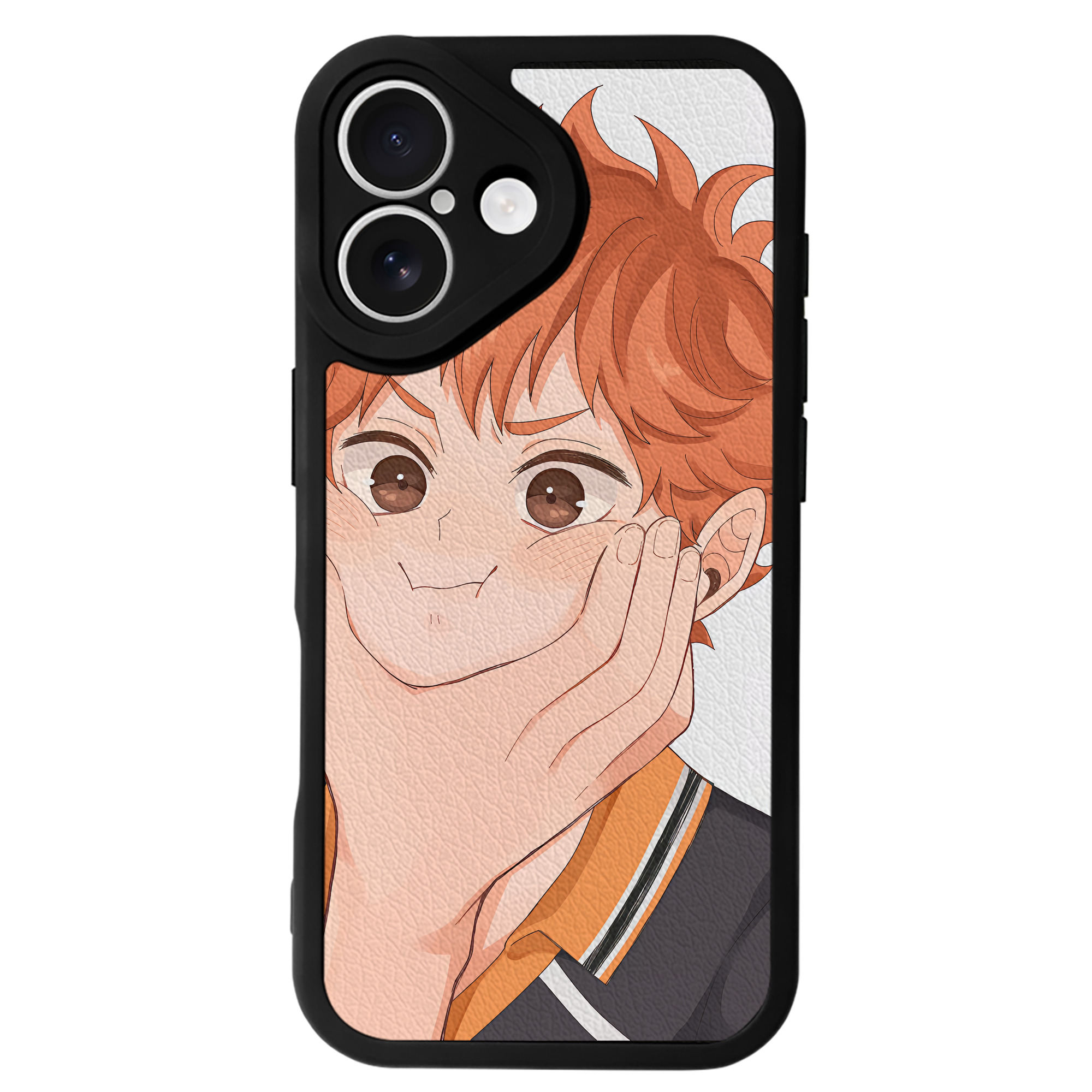 （画像用） ハイキュー!! Haikyu!! 【iPhone 16シリーズ対応】シリコンスマホケース（レザー調） 材質：シリコン